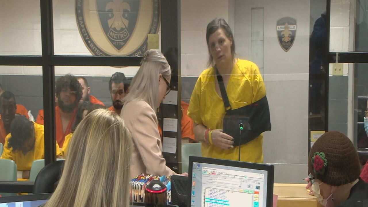 Louisville woman pleads not guilty in DUI crash that injured LMPD officer
